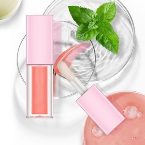 Maquillaje profesional Brillo de labios Personalizado Vegano Aceite de labios de larga duración Hidratante Tintado Regordete Hidratante Mineral 48 colores Brillo - Product Image 3