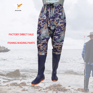 Bottes <span class=keywords><strong>de</strong></span> pêche camouflage bleu pour l'extérieur, pantalon <span class=keywords><strong>de</strong></span> pataugeoire, chaussures antidérapantes imperméables pour aventure <span class=keywords><strong>de</strong></span> la brousse, bottes <span class=keywords><strong>de</strong></span> chasse imperméables - Product Image 1