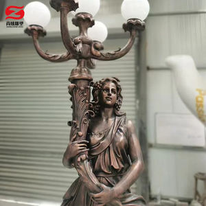 مخصص الحديثة الفولاذ المقاوم للصدأ الغزلان النحت المعدني المصقول حسب الطلب صناديق خشبية قوية اللون في الهواء الطلق الديكور نمط حديقة الحيوان - Product Image 3