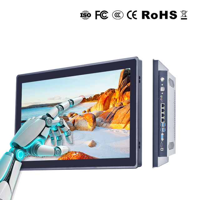New Rk3562/3568 Embedded Computer Industrial Panel PC IP65 Waterproof 21.5inch Touchscreen Android 13/14 OS 4-8GB RAM 512GB