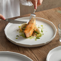Assiettes modernes et créatives du fabricant Vaisselle haut de gamme pour restaurants et fêtes Assiettes à steak et pâtes à dessert Style design INS