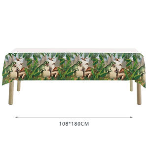 Nuevo Juego de Accesorios para Fiesta de <span class=keywords><strong>Cumpleaños</strong></span> Infantil con Temática de Dinosaurios Jurásicos: Platos Desechables de Papel, Vasos de Papel y Mantel - Product Image 6