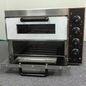 Horno eléctrico negro para Pizza, doble cubierta - Product Image 5