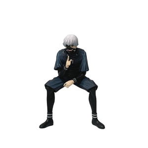 Figura de Anime de Tokyo Ghoul <span class=keywords><strong>Kaneki</strong></span> <span class=keywords><strong>Ken</strong></span> en 2 Posiciones: Sentado y de Pie, Adorno para el Interior del Automóvil, Regalo, Juguetes de Moda - Product Image 3