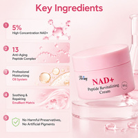 Crème revitalisante Private Label NAD Plus avec complexe de 13 peptides, crème anti-affaissement et raffermissante pour le visage, le cou et le corps, soin de la peau OEM