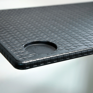 Tùy chỉnh bên ngoài trời có thể điều chỉnh ban công Bảng treo gấp lan can thanh phục vụ bảng nhựa khung kim loại cho Patio, Garde - Product Image 2