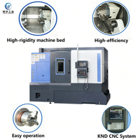 Tour à métaux industriel YH75-1000, tour mécanique CNC à banc incliné pour le traitement de composants médicaux