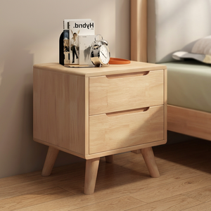 Modern Small Space Multi-Purpose Nightstand with Storage <b>Compact</b> <b>Bedside</b> <b>Table</b> for Bedroom Furniture - Product Image 3