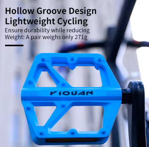 17057 <span class=keywords><strong>Double</strong></span> DU Vélo Vélo Pédale avec Réflecteur <span class=keywords><strong>VTT</strong></span> Vélo De Route Pédale En Nylon - Product Image 5