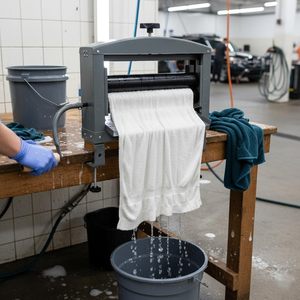 <span class=keywords><strong>Essoreuse</strong></span> à manivelle <span class=keywords><strong>manuelle</strong></span> robuste et portable pour vêtements, avec rouleaux en acier au carbone, élimine 95 % de l'eau, idéale pour le camping, les camping-cars et les voyages en voiture - Product Image 5