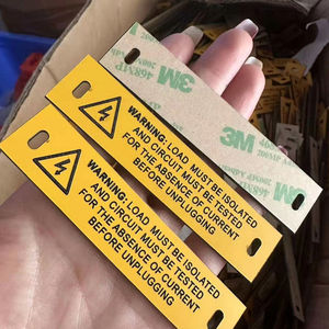 Étiquettes d'avertissement solaires en vinyle durables conformes à la norme AS/NZS 5033 - Impression offset Caihe, découpe laser (MOQ 100 ensembles) - Product Image 1