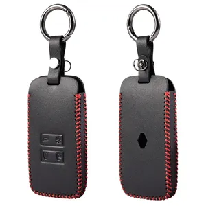 Nouvelle Housse de <span class=keywords><strong>Clé</strong></span> de Voiture en Cuir pour Koleos Captur Megane Clio Scenic Talisman Arkana pour <span class=keywords><strong>Sandero</strong></span> Fabriquée en Chine - Product Image 4