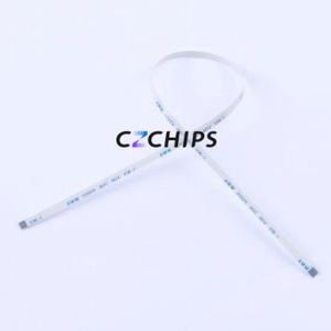 FC-0.5B-6P-300mm FFC Cable (Flexible Flat Cable) P=0.5mm Connector 6P 0.5mm 0.3mm Non-Inverting - Product Image 1