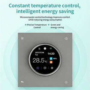 <span class=keywords><strong>Thermostat</strong></span> intelligent WiFi à bouton rotatif <span class=keywords><strong>pour</strong></span> chauffage au sol, chaudière à eau et à <span class=keywords><strong>gaz</strong></span>, régulateur de température programmable <span class=keywords><strong>pour</strong></span> la maison, compatible Tuya, Alexa, Google Home - Product Image 4