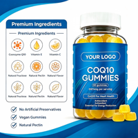Gummies CoQ10 Coenzyme Q10 pour la Santé de la Peau, l'Hydratation, le Soulagement du Stress, le Soutien Immunitaire et le Bien-être Quotidien pour Adultes, Femmes et Hommes