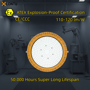 LONTU 200W ATEX Projecteur LED antidéflagrant à longue durée de vie 50000H IP65 pour les mines, les tunnels, le traitement du charbon et les zones dangereuses et poussiéreuses - Product Image 1