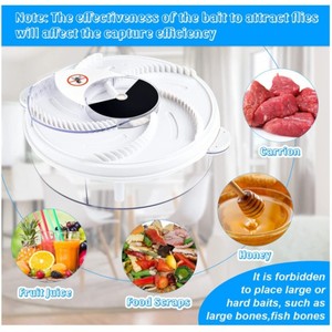 Trampa para Moscas Automática para el Hogar TGYW, Asesino de Moscas con Interfaz USB, Atrapa Moscas Giratorio Totalmente Automático - Product Image 4