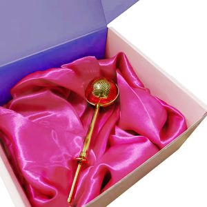 Grande gobelet rouge personnalisé, en carton <span class=keywords><strong>Kraft</strong></span>, avec fleurs, pour vêtements et cosmétiques, <span class=keywords><strong>boîte</strong></span> de livraison marron, 10 unités - Product Image 4