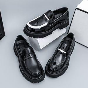Deals Flat Black Formal Shoes for Men Leather Material for Durability | Alibaba.com Deals Flat Black Formal Shoes for Men Leather Material for Durability | Alibaba.com