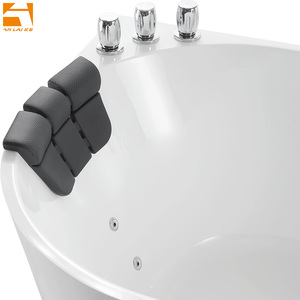 Baignoire Balnéo Autoportante Moderne en Acrylique pour 1 Personne avec Jets et Lumières – <span class=keywords><strong>Jacuzzi</strong></span> Intérieur pour une Expérience Spa Luxueuse à Domicile - Product Image 5