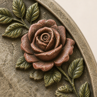 Plaque commémorative murale en résine avec motif d'aigle pour la commémoration intérieure et extérieure, cimetière, maison
