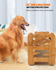 Tigela Elevada Premium Grande para Cães, Ajustável em Altura, Antiderrapante, Durável, Aço Inoxidável, Ecológica, Portátil, Comedouro Saudável para Pets - Product Image 4