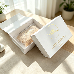 Custom Logo Collapsible Magnetic Gift Box, Luxury Foldable Rigid Cardboard <b>Packaging</b> Boxes for Clothing, Cosmetics, Gifts - Product Image 3