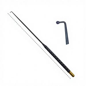 Ensemble d'instruments manuels CE en acier inoxydable Hasni : Spatules dissectionnaires, crochets micro-nerveux et micro-vasculaires, curettes en forme de goutte d'eau 3*0.9mm - Product Image 1