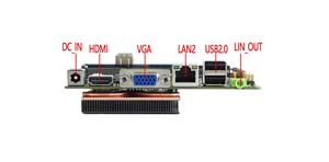เมนบอร์ดอุตสาหกรรมสำหรับผู้ผลิต พร้อมโปรเซสเซอร์ I7 รุ่นที่ 7 ซีรีส์ NANO6F รองรับ 4K VGA LVDS - Product Image 5