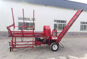 Fendeuse de bûches robuste / Processeur de bois de chauffage / Processeur de bois pour grandes bûches, fendeuse de bois mobile à moteur diesel pour clients européens - Product Image 6