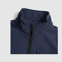 Veste Softshell pour femme avec col montant, fermeture éclair, imperméable et respirante, détail logo - Vêtement d'extérieur automne/hiver/printemps