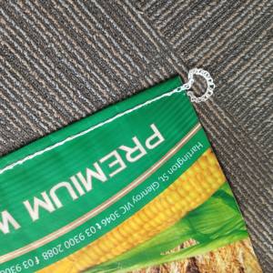 Color personalizado 25kg Polipropileno (PP) Sacos tejidos Bolsas de embalaje para harina de arroz Trigo Frijoles Fertilizante <span class=keywords><strong>Semillas</strong></span> y piensos - Product Image 3