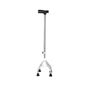 <span class=keywords><strong>Canne</strong></span> de marche pliable à quatre pieds, antidérapante, en acier inoxydable, ergonomique, <span class=keywords><strong>avec</strong></span> poignée en T, légère, capacité de charge de 250 lb, hauteur réglable - Product Image 4