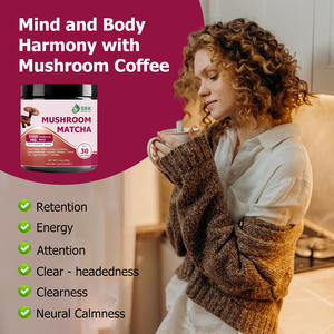 Oem Odm Private Label Matcha Mushroom Powder Collagen Energy Supplement Lions Mane Mushroom Matcha Powder Increased Focus - Product Image 5