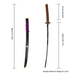 Auténtica Katana de Toushirou de <span class=keywords><strong>Touken</strong></span> <span class=keywords><strong>Ranbu</strong></span> - Espada de Estilo Japonés de Alta Precisión para Cosplay, Colección y Decoración del Hogar - Product Image 6