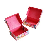 Boîte d'emballage en carton ondulé rigide recyclable avec logo personnalisé, revêtement UV, design sur mesure et utilisation pour les expositions
