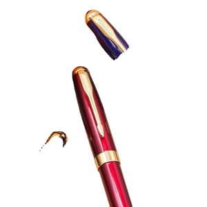 Luxury High Quality Brand Engraving Promotion Metal Ball Point <b>Gold</b> Parker Hotel Black <b>Pen</b> Set Box Custom Logo Refillable Twist - Product Image 2