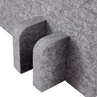 Diviseurs de bureau économiques, cloisons de séparation pour bureaux d'école, écran de séparation en fibre de polyester PET, mobilier de bureau acoustique, séparateur de bureau