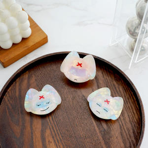 Urrykid design creativo coniglio acetato porta cellulare simpatico animale bianco porta cellulare personalizzato - Product Image 1