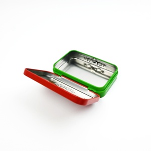 Boîte en fer blanc personnalisée avec logo imprimé OEM/ODM, écologique, de qualité alimentaire, résistante aux enfants, avec bouton, emballage en fer blanc recyclable, revêtement UV - Product Image 6