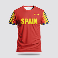 Jersey Sepak Bola Pria Jerman 2026 Kerah Bulat Lengan Pendek Cetak Sublimasi Penyerap Keringat 100% Poliester Kaos Olahraga Regular