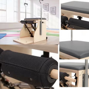 Chaise <span class=keywords><strong>de</strong></span> stabilité musculaire en bois d'érable personnalisée, ensemble Pilates cinq pièces avec fonction <span class=keywords><strong>de</strong></span> relaxation musculaire, améliore la <span class=keywords><strong>posture</strong></span> corporelle - Product Image 3