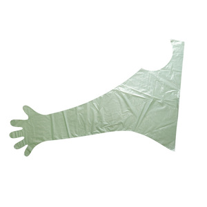 100 pièces jetables 90cm longueur d'épaule gants d'insémination vétérinaire nouvelle condition gants d'habillage pour usage vétérinaire - Product Image 2