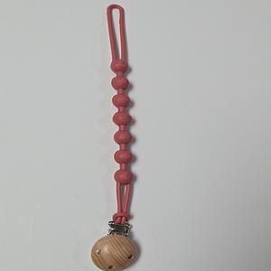 Jouets pour tout-petits bébé anneaux de dentition doux sans BPA arc-en-ciel conception confortable poignée pépinière récréation Silicone bébé sucette - Product Image 6