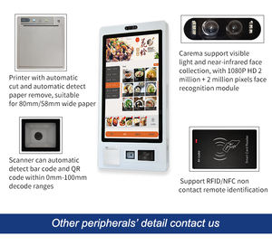 Crtly 32 pouces Self Pos Terminal Écran Tactile Kiosque de Santé Kfc Self Service Intérieur Fast Food Commande Kiosque de Paiement pour Mcdonalds - Product Image 3