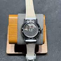 Montre-bracelet mécanique automatique pour femme, élégante et luxueuse, avec phases de lune, date et fonctions multiples, sertie de diamants