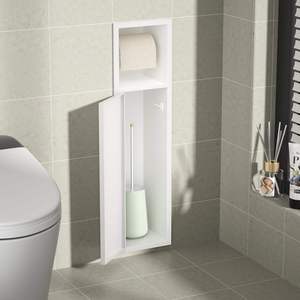 CF Invisible en acier inoxydable brossé 304 porte-brosse de <span class=keywords><strong>toilette</strong></span> encastré salle de bain niche stockage de <span class=keywords><strong>papier</strong></span> <span class=keywords><strong>toilette</strong></span> - Product Image 3