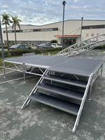 Plateforme de Scène Portable en Aluminium Modulaire avec Truss, Pieds Réglables et Haute Capacité de Charge pour la Vente en Gros