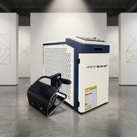 Máquina de Soldadura Láser de Fibra Portátil PHT-1500W, Precio Económico, Refrigeración por Agua para Acero al Carbono