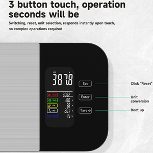 Nouveautés : <span class=keywords><strong>Balance</strong></span> <span class=keywords><strong>de</strong></span> cuisine intelligente avec écran LCD numérique haute précision, verre trempé, 5 kg, 1 g, application intelligente - Product Image 3